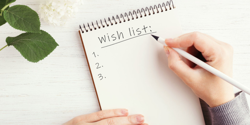 Image d'exemple de liste de souhaits